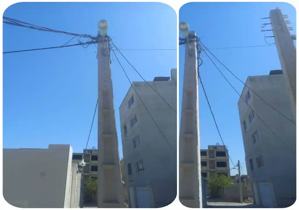 اصلاح شبکه برق محله سورو بندرعباس