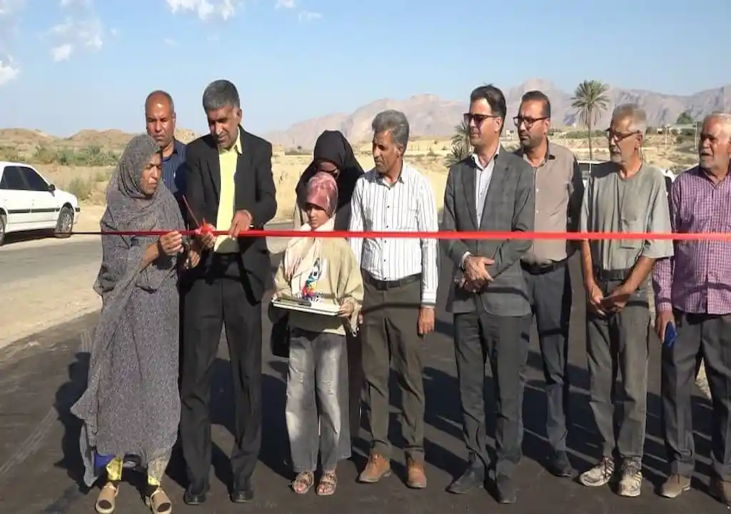 آسفالت معابر روستای کِش‌رودخانه حاجی‌آباد افتتاح شد