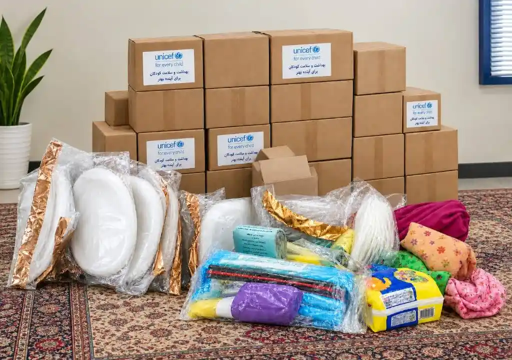 ۲۰۰ بسته حمایتی میان مددجویان بخش فین توزیع شد
